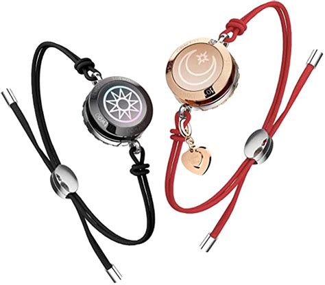 tyab 2PCS long distance touch bracelets bracelets for couples ...