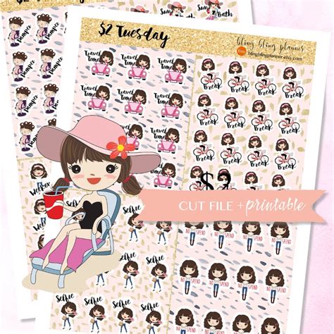 Buy Kawaii Girl Stickers Online In India - Etsy India