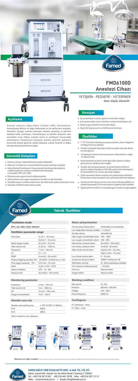 FMD-6100D Anestezi Sistemi - Famed