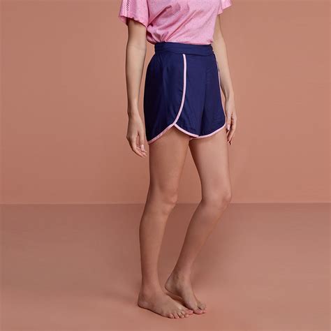 Sleep In Step Out Shorts-NYS135-Midnight Blue – Nykd by Nykaa