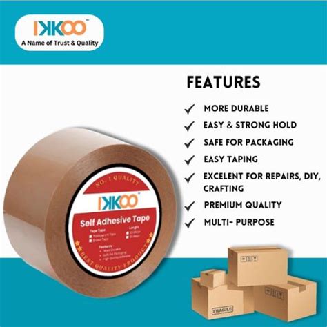 Flipkart.com | Ikko 2 Inch 50 Mtr, Brown Packaging Tape,Self Adhesive ...