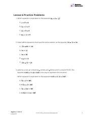 Image result for Lesson 6 Practice Problems Answer Key