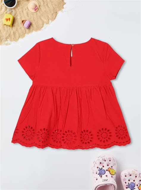 Buy Girls Schiffili Embroidered Peplum Top Online at just Rs. 499.0 ...