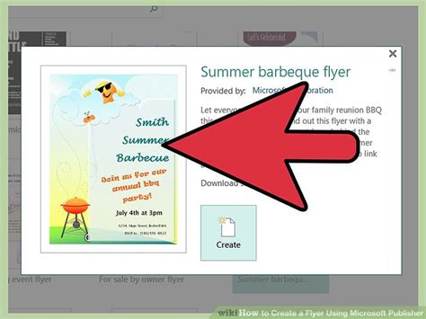Image result for How to Make a Flyer Using Publisher