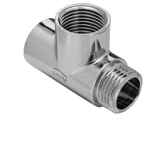 TRÓJNIK RÓWNOPRZELOTOWY MOSIĘŻNY CHROMOWANY 1/2"x1/2"x1/2" CALA GW GZ ...