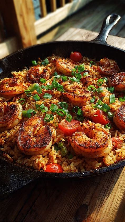 Cajun Shrimp Rice Skillet
