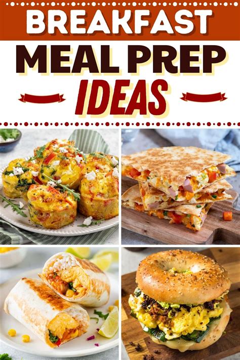 25 Easy Breakfast Meal Prep Ideas - Insanely Good