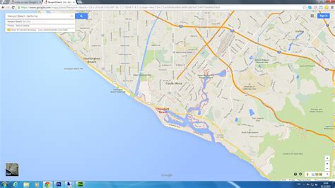 Newport Beach, California Map