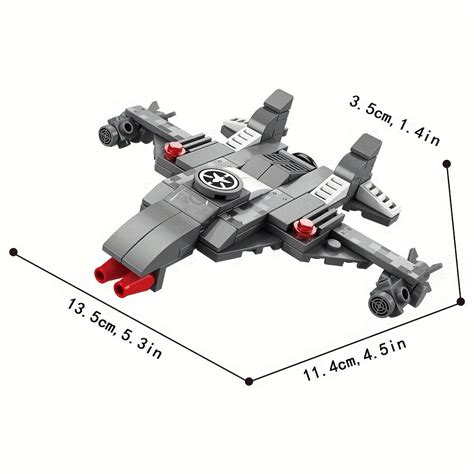 Military Vehicles Model Building Block Toys DIY Tanks Aircraft Model ...