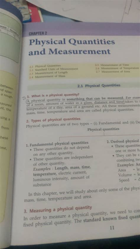 CHAPTER 2 Physical Quantities and Measurement In this chapter, we will st..