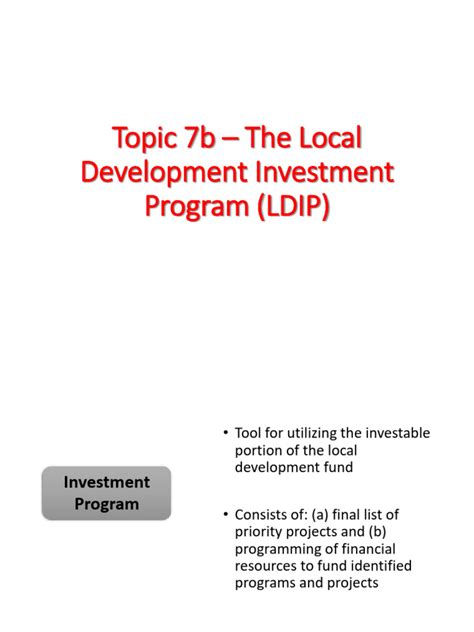 Local Development Investment Program 的图像结果