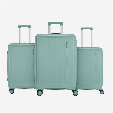 Buy Safari Cooper 55/66/76 cm Blue Trolley Bag Online