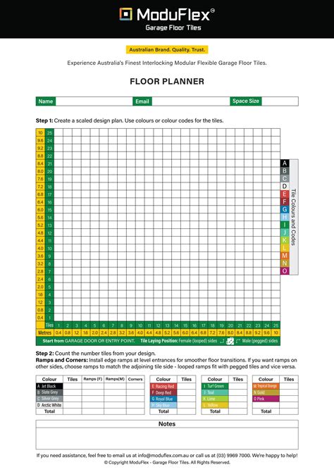 Floor Planner – ModuFlex - Garage Floor Tiles