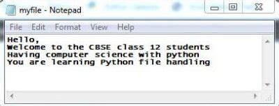 Image result for Example of Text File Python Class 12