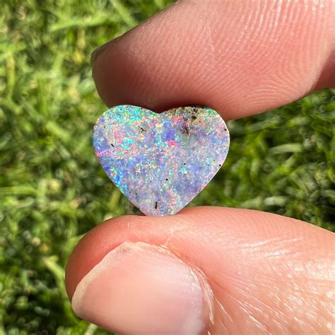 3.77 Ct heart boulder opal – Broken River Mining