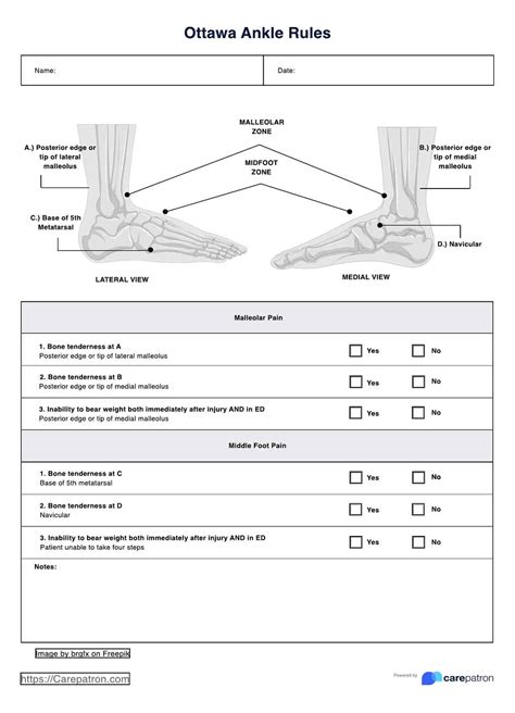 Ottawa Knee Rules & Example | Free PDF Download