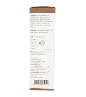 Buy Baidyanath Ayurvedant Kofwin Herbal Cough Syrup - Products | Baidyanth