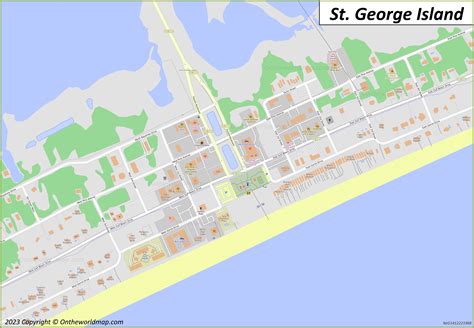 St George Florida Map