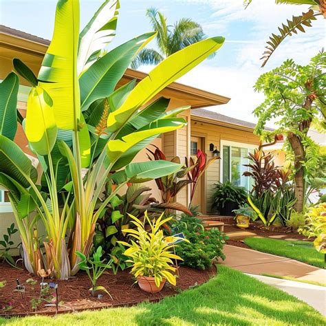 Tropical Landscaping Front Yard Ideas