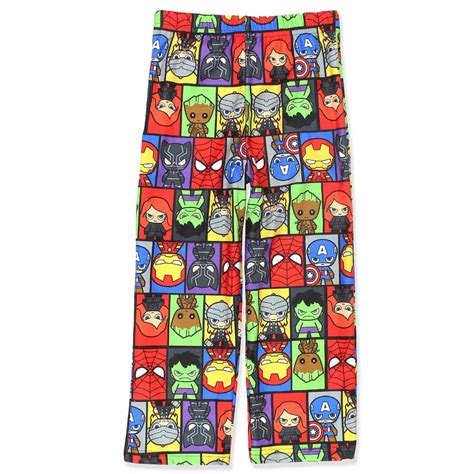 Marvel Avengers Superheroes Big Kid's Lounge Pajama Pants