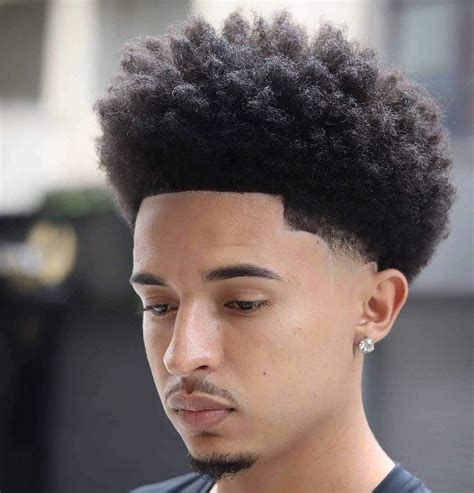 Afro + Taper Fade Haircut: 15 Dope Styles For 2024 | Taper fade haircut ...