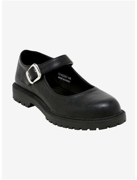 Faux Leather Mary Janes