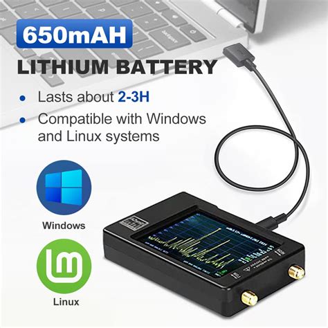 Buy TinySA Spectrum Analyzer V0.3.1, Frequency Range 100-960MHz,MF/HF ...