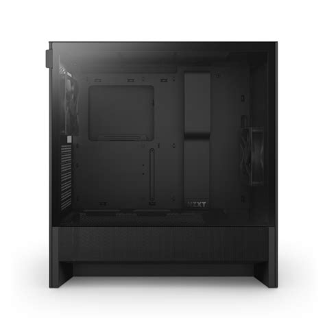 NZXT CHASSIS H5 FLOW (2024) COMPACT MID-TOWER ATX CASE - ALL BLACK - C