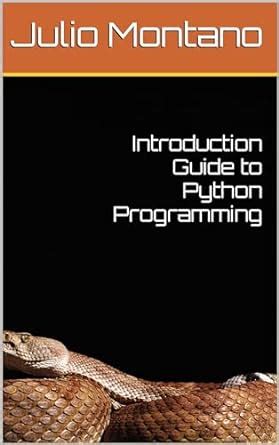 Introduction Guide to Python Programming eBook : Montano, Julio: Amazon ...