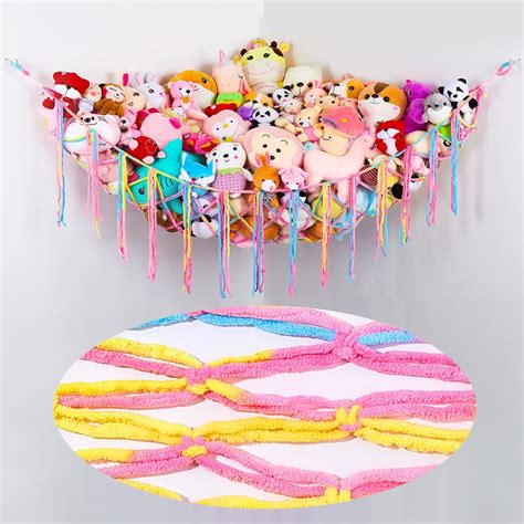Amazon.com : Fuyamp 2Pcs Stuffed Animals Hammock Net Foldable Stuffed ...