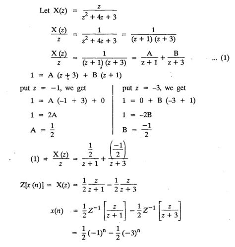 Inverse z-transform - Definition, Solved Example Problems