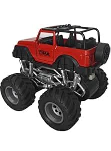 MOHTOY Thar Monster Truck,Off-Road Vehicle, Large Wheel, Die-Cast 1:28 ...