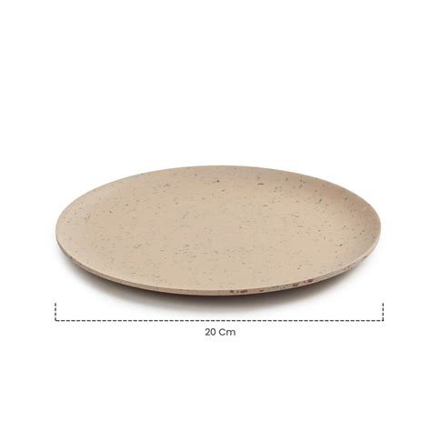Daily-Use Eco-Friendly Bamboo Fiber Snack Plate: Stylish & Sustainable