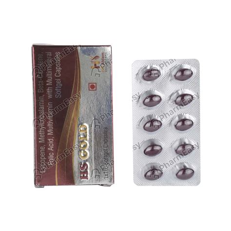 Buy Hs Gold Strip Of 10 Capsules Online at Flat 15% OFF | PharmEasy