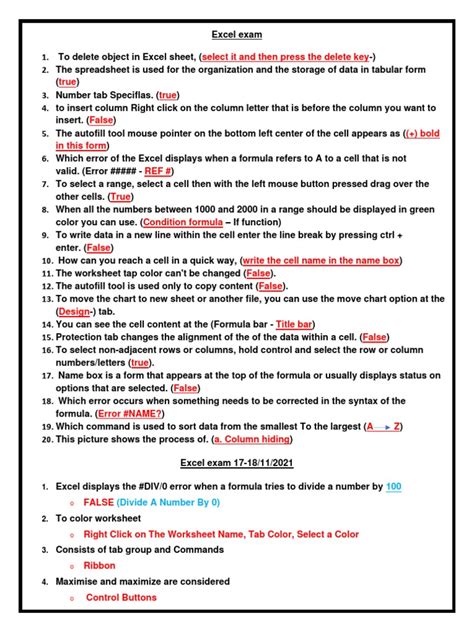 Image result for Excel Questions for Practical Exam