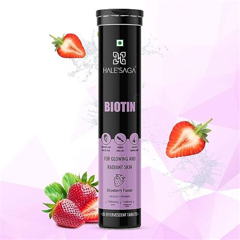 Halesaga Biotin for Hair Growth with Sesbania, Bamboo and Pomegranate ...