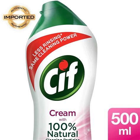 Buy CIF FLORAL CREAM MULTIPURPOSE SURFACE CLEANER FOR TOUGH STAINS ...