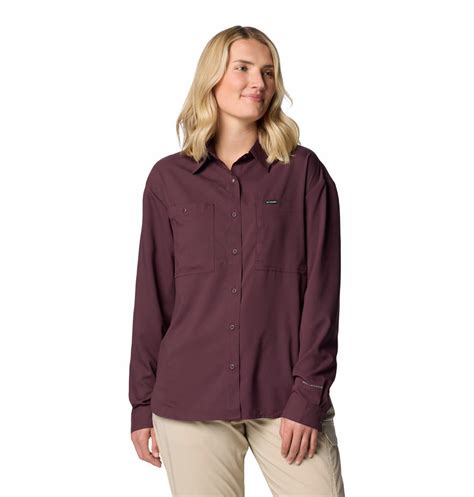 Columbia Women Silver Ridge Utility Long Sleeve Shirt | UPF 50 ...