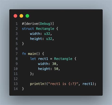 Struct Rust Example 的图像结果