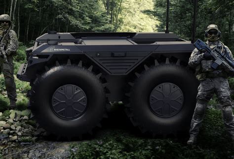 Mission Master – Familie autonomer Robotikfahrzeuge (UGV) | Rheinmetall