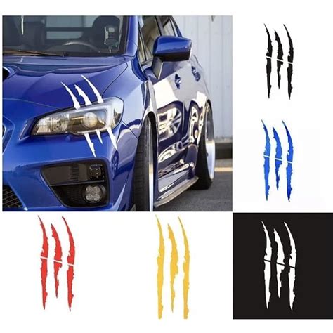 ARAWARA Car Stickers Reflective Monster Claw Scratch Marks India | Ubuy