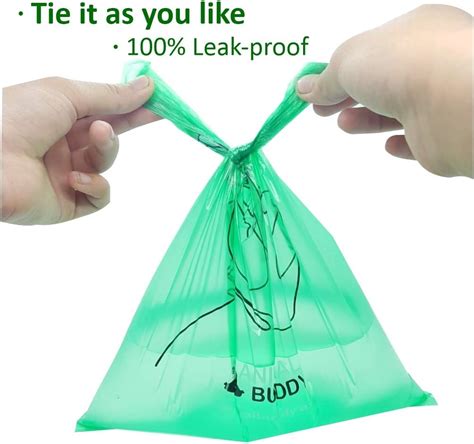 Buy Animal Buddy Dog Waste Bags - Disposable Biodegradable Poop Baggies ...
