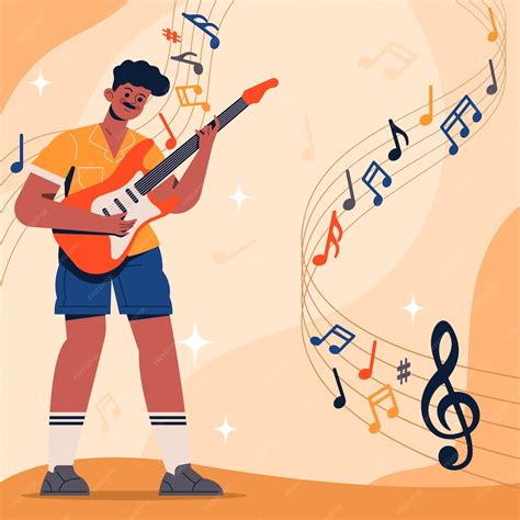 Free Vector | Hand drawn music notes illustration