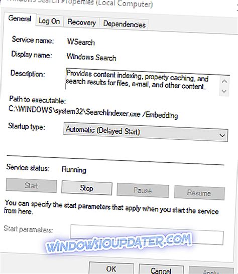 How to Fix Microsoft Windows Search Indexer Stopped Working and Was Closed