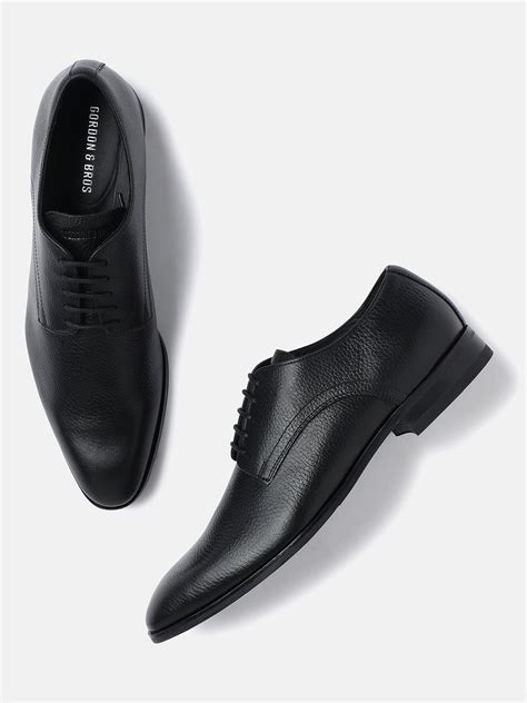 Buy Black Lace-Up Shoes for Men | Classic Formal Leather Wear