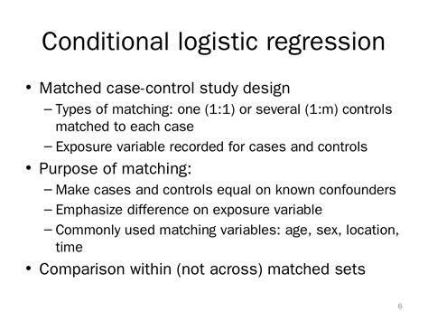 Conditional Logistic Regression Model 的图像结果