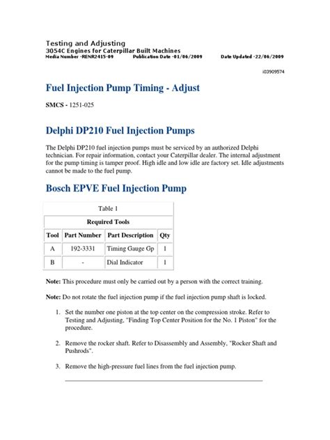 Image result for Injection Pump Setting Timing
