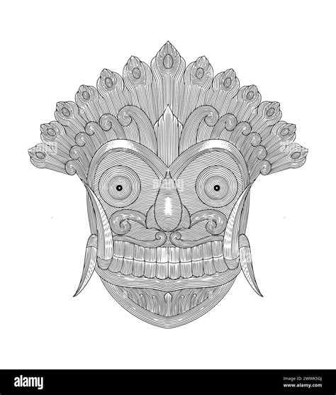 Bali print Black and White Stock Photos & Images - Alamy