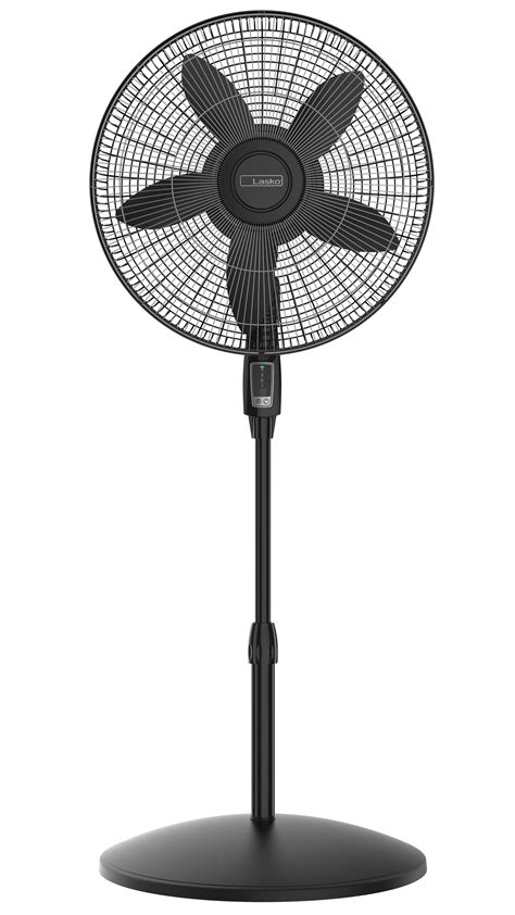 Lasko 18" Remote Control Large Room Pedestal 4-Speed Fan, Model S18605 ...