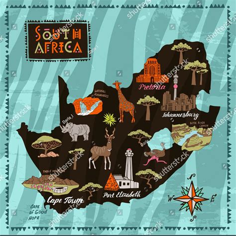 Map of South Africa: offline map and detailed map of South Africa